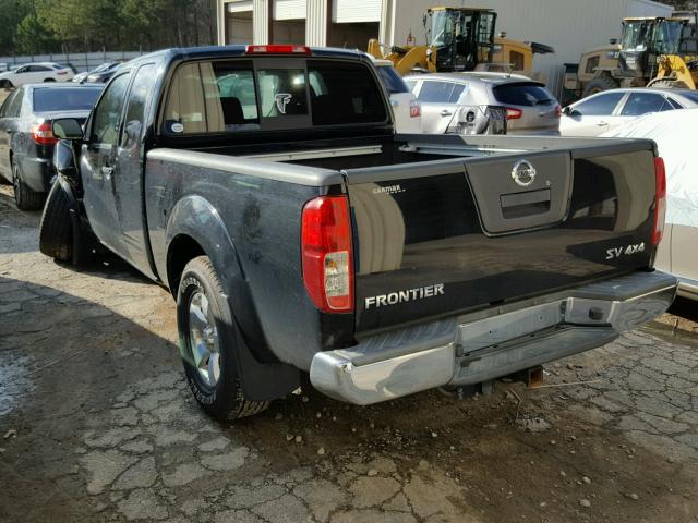 1N6AD0CWXCC436282 - 2012 NISSAN FRONTIER S BLACK photo 3