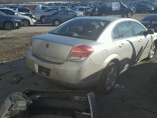 1G8ZS57N67F161762 - 2007 SATURN AURA XE SILVER photo 4