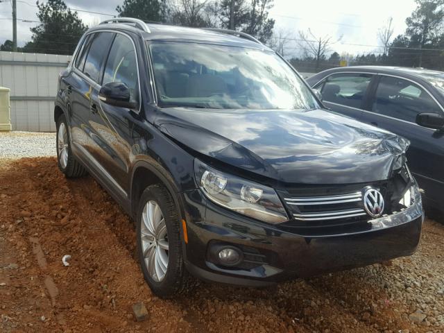 WVGAV3AX9EW057199 - 2014 VOLKSWAGEN TIGUAN S BLACK photo 1
