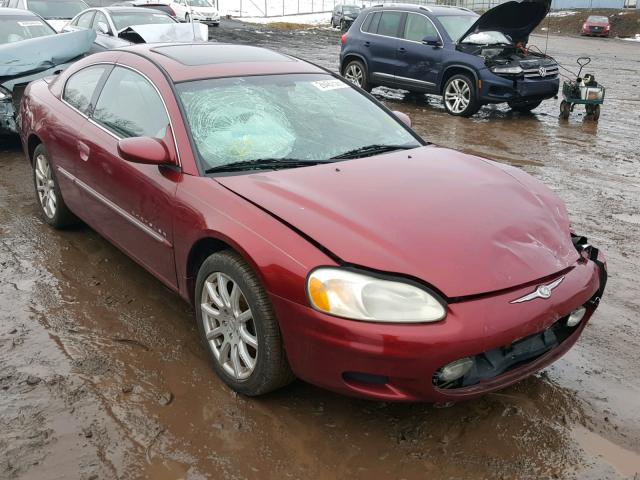 4C3AG52HX1E029299 - 2001 CHRYSLER SEBRING LX BURGUNDY photo 1