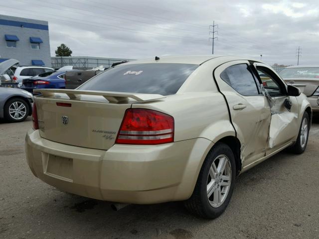 1B3CC5FB8AN220793 - 2010 DODGE AVENGER R/ GOLD photo 4