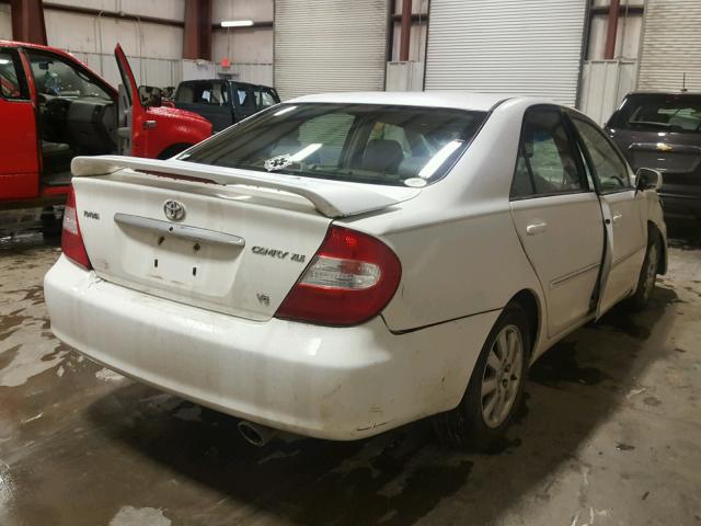 4T1BF32K74U073674 - 2004 TOYOTA CAMRY LE WHITE photo 4