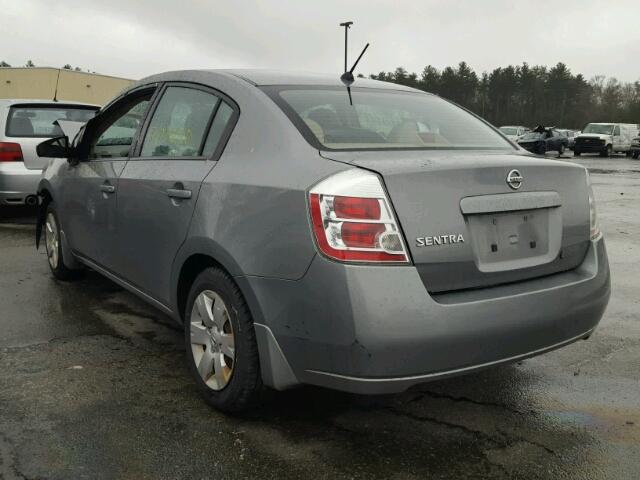 3N1AB61E88L708090 - 2008 NISSAN SENTRA 2.0 GRAY photo 3