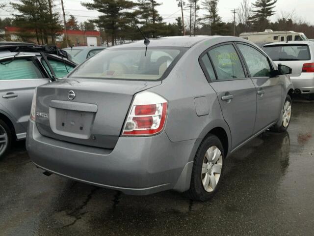 3N1AB61E88L708090 - 2008 NISSAN SENTRA 2.0 GRAY photo 4