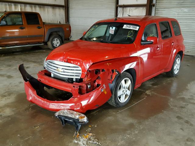 3GNBABDB8AS596490 - 2010 CHEVROLET HHR LT RED photo 2