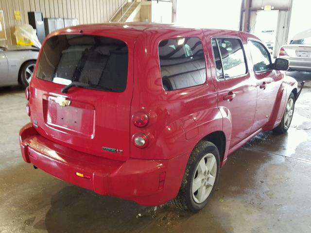 3GNBABDB8AS596490 - 2010 CHEVROLET HHR LT RED photo 4