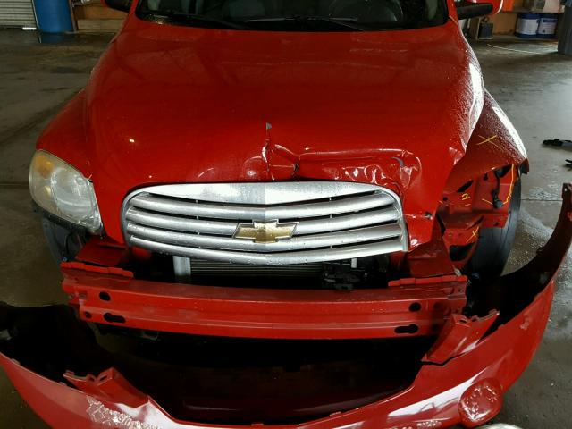 3GNBABDB8AS596490 - 2010 CHEVROLET HHR LT RED photo 9