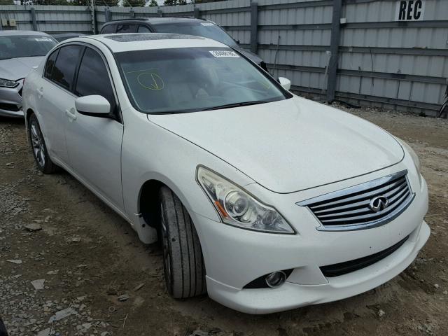 JN1CV6AP2DM301545 - 2013 INFINITI G37 BASE WHITE photo 1