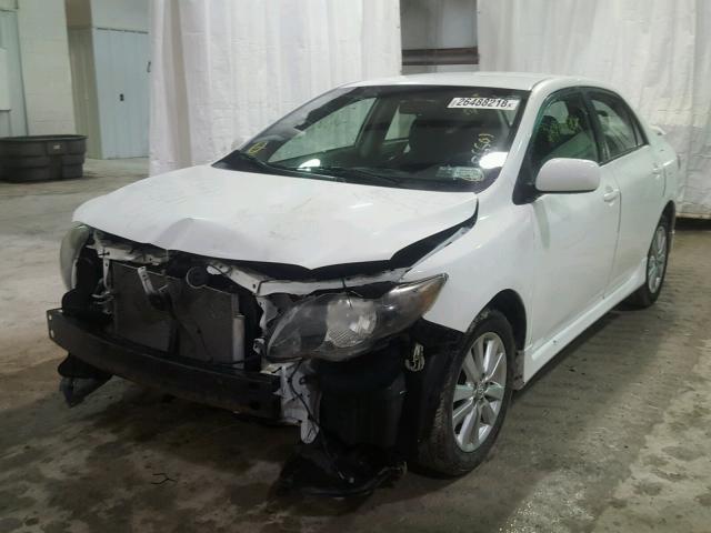 2T1BU4EE8AC308968 - 2010 TOYOTA COROLLA BA WHITE photo 2