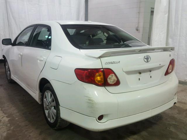 2T1BU4EE8AC308968 - 2010 TOYOTA COROLLA BA WHITE photo 3