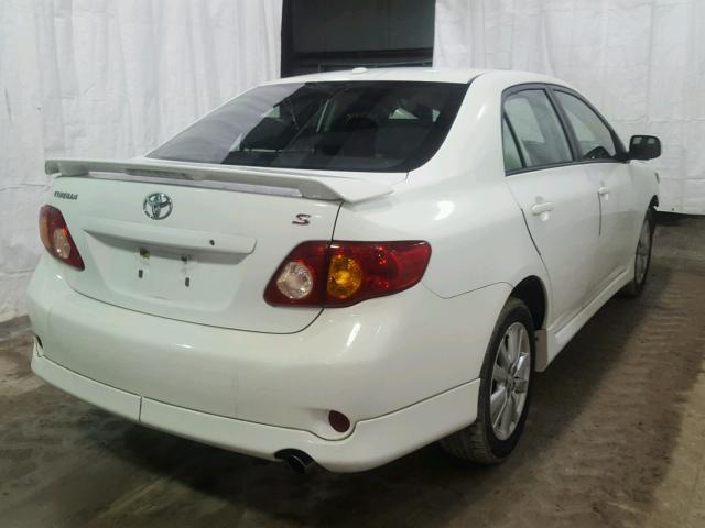 2T1BU4EE8AC308968 - 2010 TOYOTA COROLLA BA WHITE photo 4