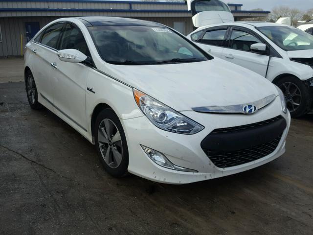 KMHEC4A49BA011674 - 2011 HYUNDAI SONATA HYB WHITE photo 1