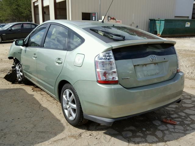 JTDKB20U173250423 - 2007 TOYOTA PRIUS GREEN photo 3