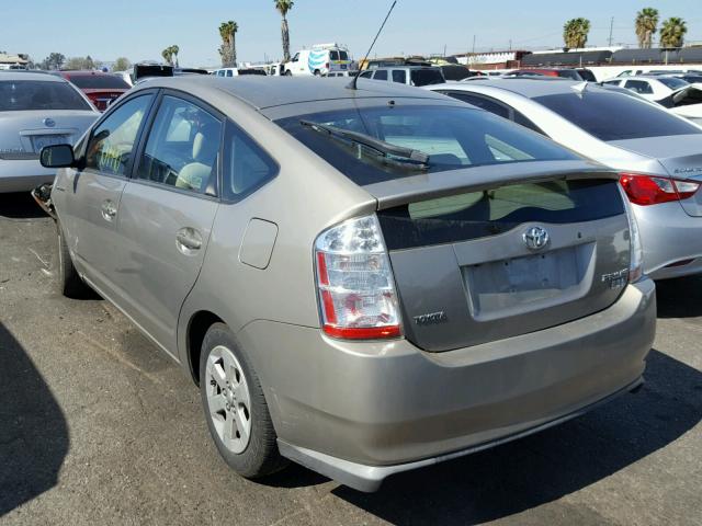 JTDKB20U783317298 - 2008 TOYOTA PRIUS TAN photo 3