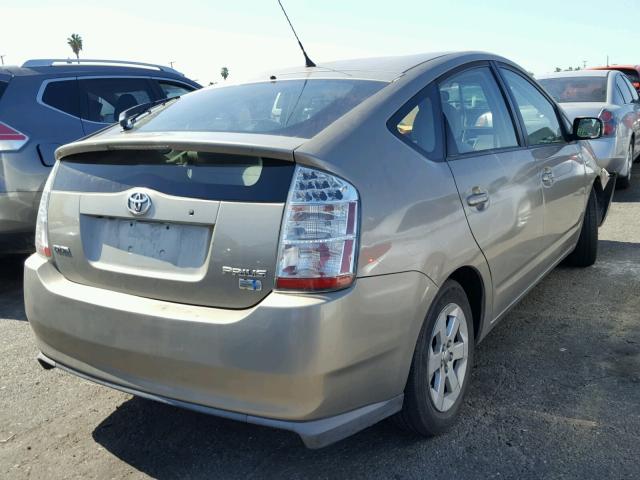 JTDKB20U783317298 - 2008 TOYOTA PRIUS TAN photo 4