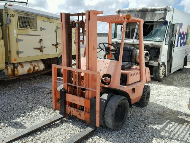 2FGH2010013 - 1995 FORK FORKLIFT ORANGE photo 2