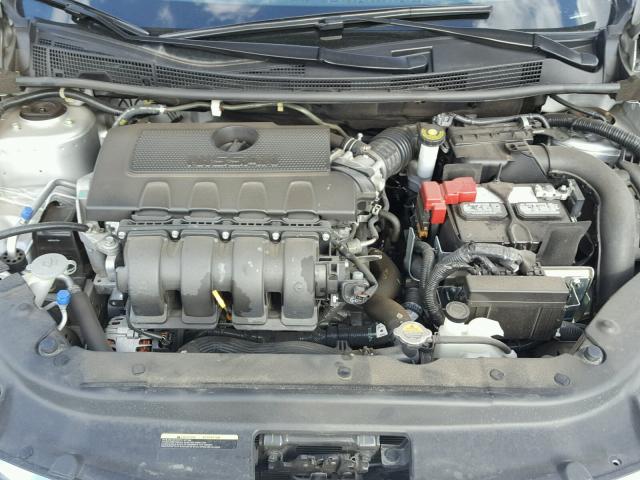 3N1AB7APXFY337795 - 2015 NISSAN SENTRA S SILVER photo 7