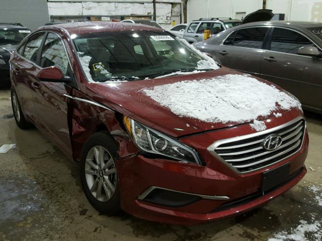 5NPE24AF8GH433444 - 2016 HYUNDAI SONATA SE RED photo 1