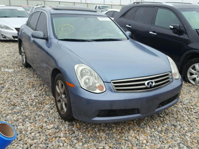 JNKCV51E55M224983 - 2005 INFINITI G35 BLUE photo 1