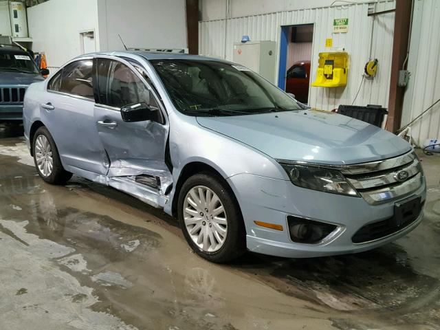 3FADP0L33AR310461 - 2010 FORD FUSION HYB BLUE photo 1