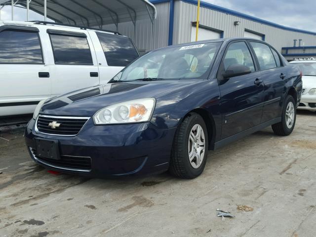 1G1ZS58F87F255468 - 2007 CHEVROLET MALIBU LS BLUE photo 2