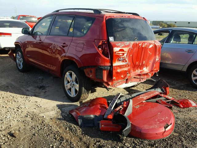 JTMZD32V075067300 - 2007 TOYOTA RAV4 SPORT RED photo 3