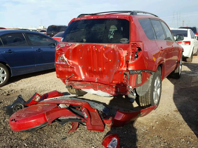 JTMZD32V075067300 - 2007 TOYOTA RAV4 SPORT RED photo 4