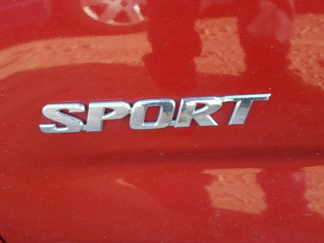 JTMZD32V075067300 - 2007 TOYOTA RAV4 SPORT RED photo 9