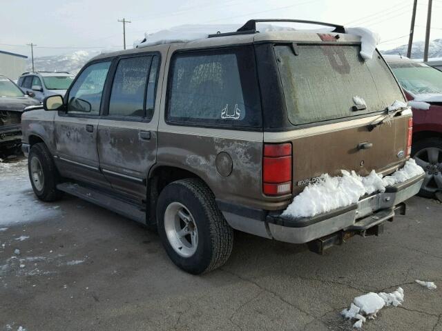 1FMDU34X2MUD41649 - 1991 FORD EXPLORER BROWN photo 3