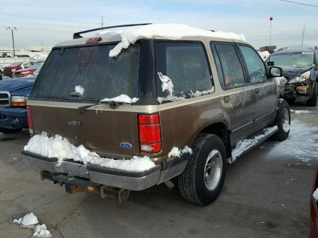 1FMDU34X2MUD41649 - 1991 FORD EXPLORER BROWN photo 4