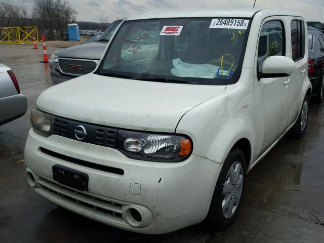 JN8AZ2KR8AT159838 - 2010 NISSAN CUBE BASE WHITE photo 2