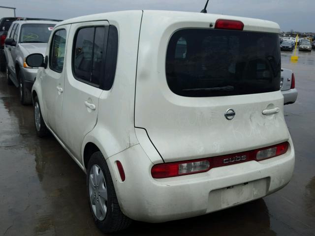 JN8AZ2KR8AT159838 - 2010 NISSAN CUBE BASE WHITE photo 3