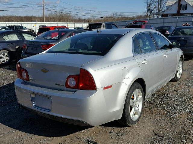 1G1ZB5EB8A4114615 - 2010 CHEVROLET MALIBU LS ვერცხლისფერი ფოტო 4
