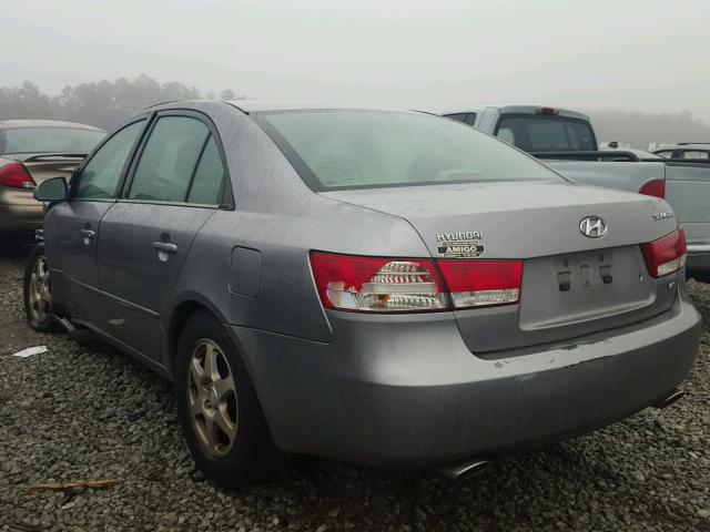 5NPEU46F47H171215 - 2007 HYUNDAI SONATA SE SILVER photo 3