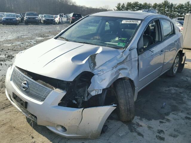 3N1AB61E78L637772 - 2008 NISSAN SENTRA 2.0 SILVER photo 2