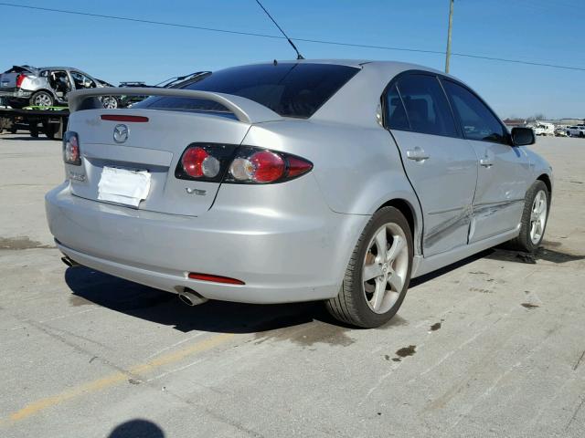 1YVHP84D965M50701 - 2006 MAZDA 6 S SILVER photo 4