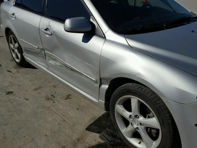 1YVHP84D965M50701 - 2006 MAZDA 6 S SILVER photo 9