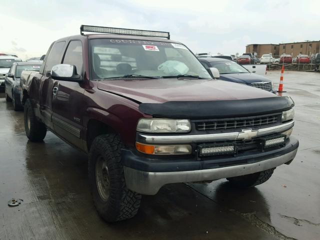 2GCEC19V3Y1232433 - 2000 CHEVROLET SILVERADO MAROON photo 1