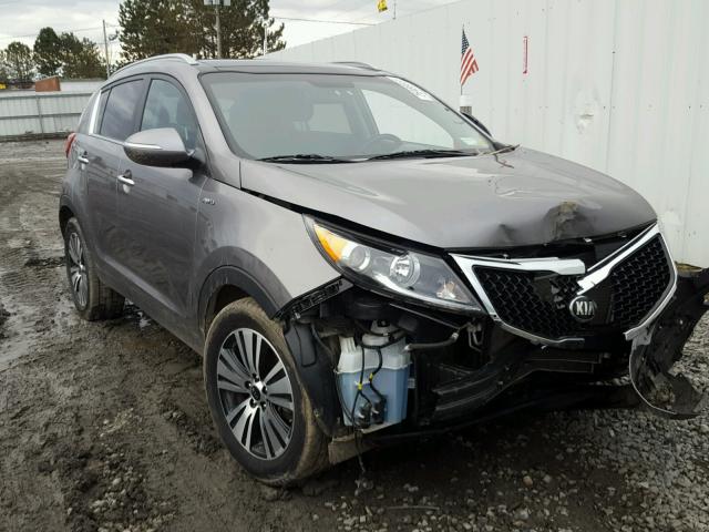 KNDPCCAC9G7846581 - 2016 KIA SPORTAGE E GRAY photo 1