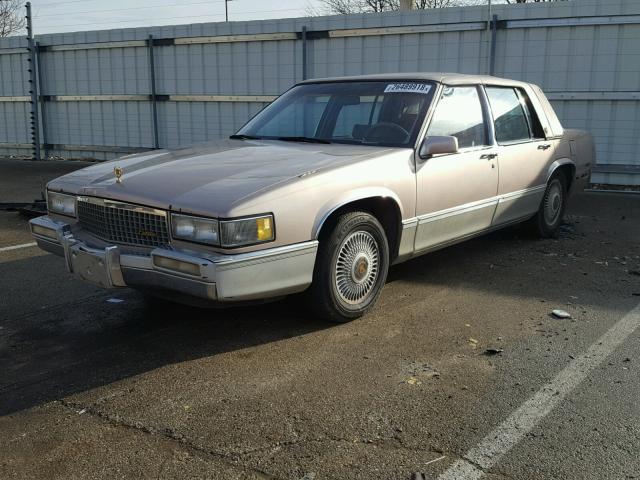 1G6CD5338L4349993 - 1990 CADILLAC DEVILLE GOLD photo 2