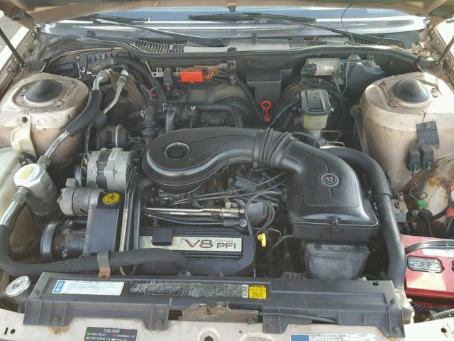 1G6CD5338L4349993 - 1990 CADILLAC DEVILLE GOLD photo 7