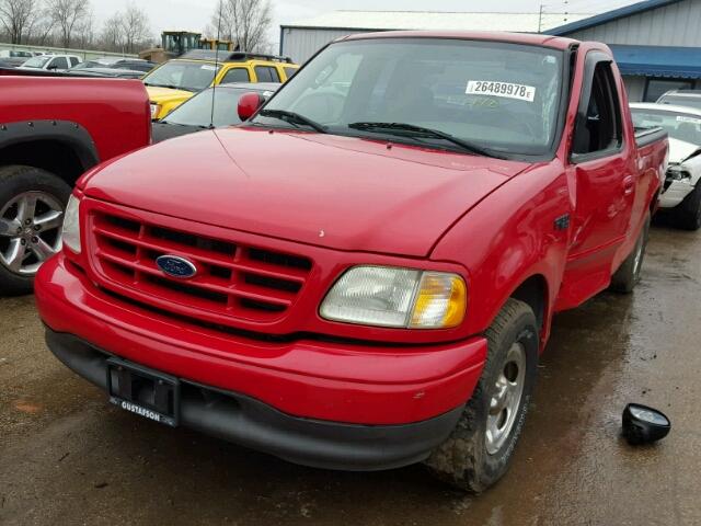 1FTRX17233NB50403 - 2003 FORD F150 RED photo 2