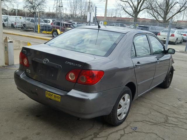 1NXBR32E27Z879153 - 2007 TOYOTA COROLLA CE GRAY photo 4