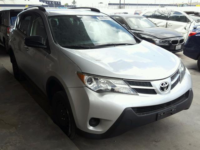 JTMZFREV9ED035568 - 2014 TOYOTA RAV4 LE SILVER photo 1