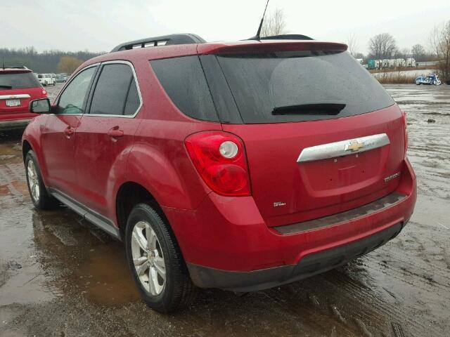 2GNALDEK1C1324023 - 2012 CHEVROLET EQUINOX LT BURGUNDY photo 3