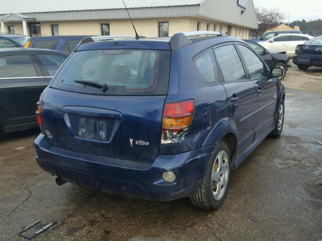 5Y2SL67867Z438171 - 2007 PONTIAC VIBE BLUE photo 4