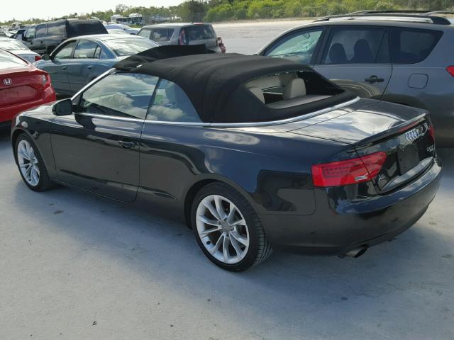 WAUVFAFH5DN005580 - 2013 AUDI A5 PRESTIG BLACK photo 3