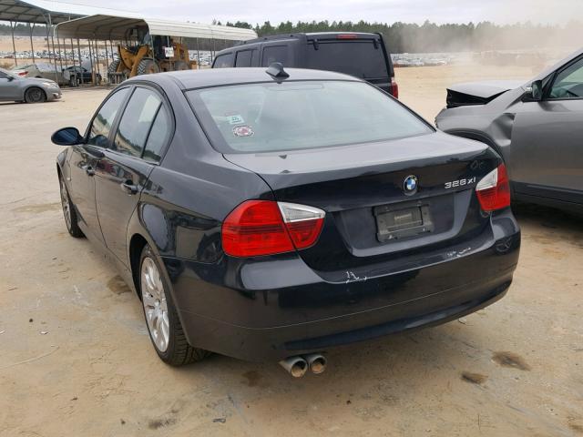 WBAVC93508K044277 - 2008 BMW 328 XI BLACK photo 3