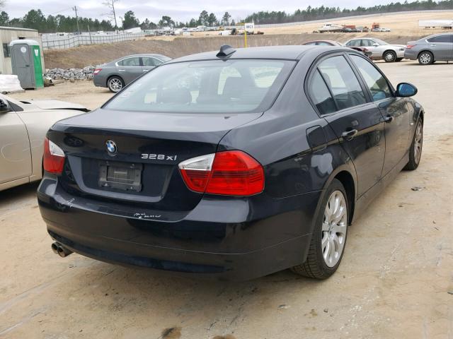 WBAVC93508K044277 - 2008 BMW 328 XI BLACK photo 4