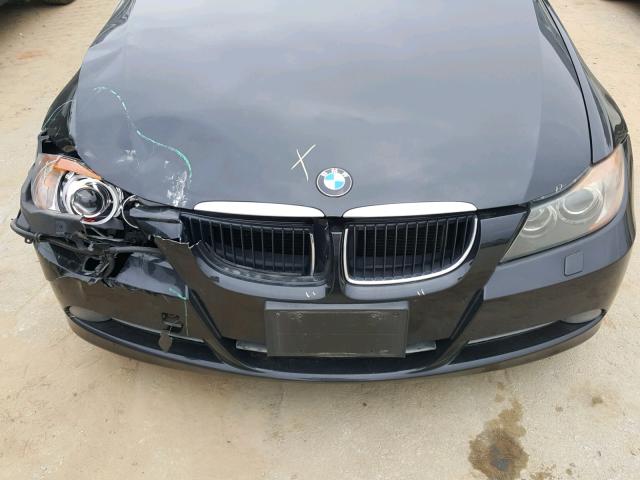 WBAVC93508K044277 - 2008 BMW 328 XI BLACK photo 7